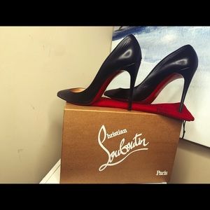 Christian louboution black heels